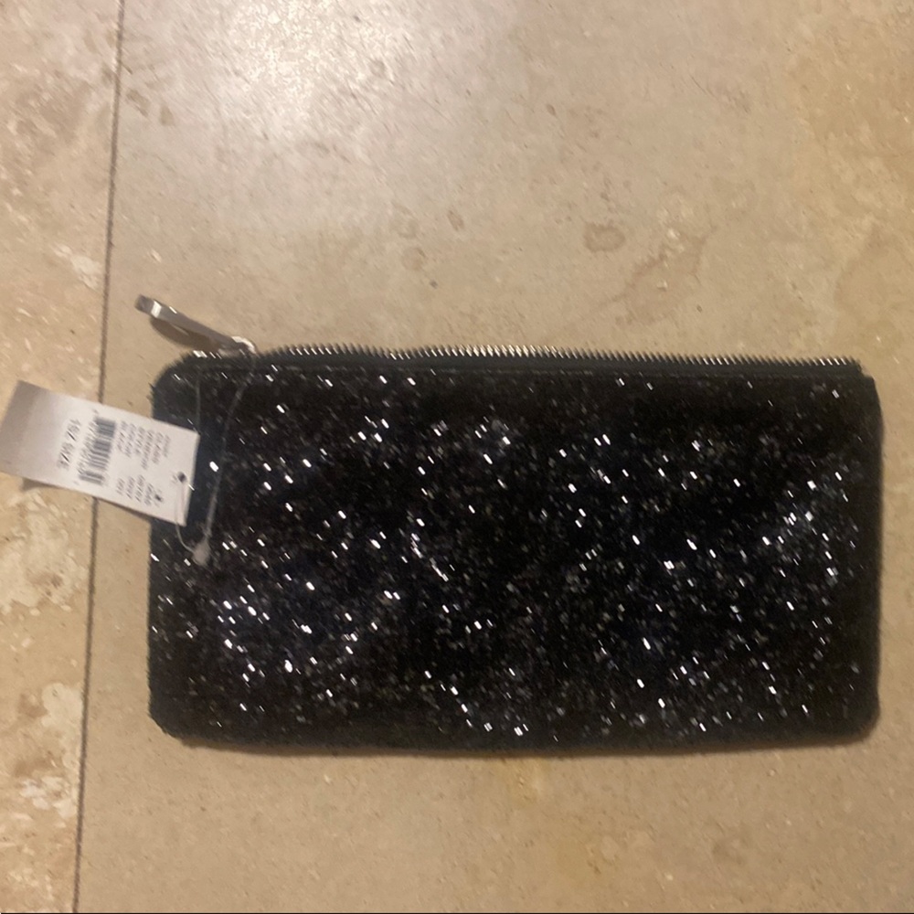 Volcom Black Zippered Pouch